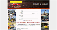 Desktop Screenshot of pavimentoasfaltico.com