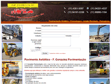 Tablet Screenshot of pavimentoasfaltico.com